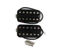 Pre-Wired Pickup Harness Kit Humbucker Pickup Electric Guitar Pickups Alnico 5-bar Magnets Nickel Silver Base Plate(SH2N+H4 2)