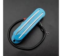 Pre-Wired Pickup Harness Kit Mini Humbucker Dual Rail 9K Humbucker Twin Blade Pickup For FD ST Electric Guitar Replacement Multi Color(Blue 2)