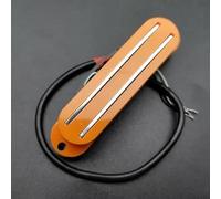 Pre-Wired Pickup Harness Kit Mini Humbucker Dual Rail 9K ST Style Humbucker Twin Blade Pickup For FD ST Electric Guitar Replacement Multi Color(Orange)