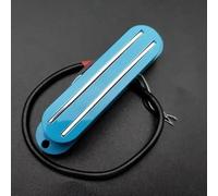 Pre-Wired Pickup Harness Kit Mini Humbucker Dual Rail 9K ST Style Humbucker Twin Blade Pickup For FD ST Electric Guitar Replacement Multi Color(Sky Blue)