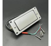 Pre-Wired Pickup Harness Kit Mini Humbucker Sealed Electric Guitar Pickup Neck&Bridge Coil Splitting Pickup For LP Guitar Black/Chrome/Gold 68X29MM(Gold)