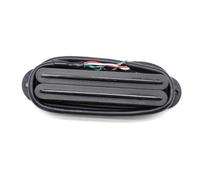 Pre-Wired Pickup Harness Kit Set Dual Hot Rail Humbucker Pickup For ST Electric Guitar Double Coil Pickup(Black 2)