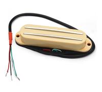 Pre-Wired Pickup Harness Kit Suitable For ST Six-string Electric Guitar Double-coil Pickup High Sensitivity Low Noise Small Double-track Blade Pickup(Yellow)