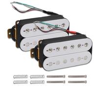 Pre-Wired Pickup Harness Kit Suitable For ST/SQ/LP Series Electric Guitar Pickups 50mm52mm Six-string Electric Guitar Double-coil Pickup(Set N)