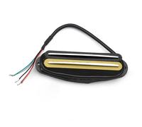 Pre-Wired Pickup Harness Kit Twin Blade Dual Rail Humbucker Double Coil Pickup For FD ST Electric Guitar Replacement 9K Resistance(Yellow 1)