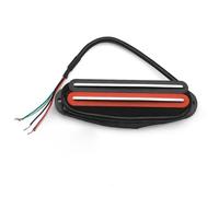 Pre-Wired Pickup Harness Kit Twin Blade Dual Rail Humbucker Double Coil Pickup For FD ST Electric Guitar Replacement 9K Resistance(Red 1)