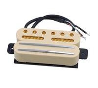 Pre-Wired Pickup Harness Kit Yellow Copper & Plastic Dual Rail Humbucker Pickup For Electric Guitar Double Coil Pickup