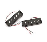 Pre-wired replacement guitar bridge pickup, 5 string guitar pickup, suitable for electric guitar, bass, pre-wired electric guitar pickups and cover kit