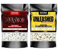 Pre-Workout Energy & Pump Bundle - Capsules + Tablets with L-Arginine, Citrulline, Caffeine, Creatine & Beta-Alanine | Convenient Training Support Duo by Ozuna Nutrition