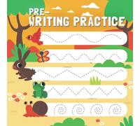 Pre-writing Skills Practice Workbook. Full Color Pre-handwriting Activity book for kids ages 3-5. Pre K Writing Journal: Pencil/Pen Control Tracing Book for Toddlers PreK and kindergarten