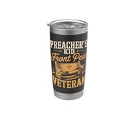 Preachers Kid Front Pew Veteran Christian Stainless Steel Insulated Tumbler