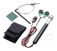 Preamp Piezo Pickup for Acoustic Classical Guitar with Volume Control, 2.5mm Input, 6.35mm Output, Metal Construction