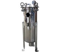 PreAsion #1 Bag Filter Housing 304 Stainless Steel Filter Solid-Liquid Separation Tool 120PSI Industrial Sock Filter 2" Fnpt in/Out Bag Water Filter Purification Equipment