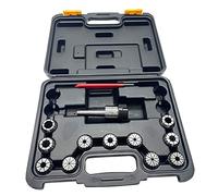 PreAsion MT2 Shank ER32 Chuck 11 PC Collets Set with Box for Milling Machine CNC Work-holding