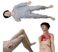 PreAsion - Patient Care Mannequin, Trauma Dummy Wound Training, Lifesize Demonstration, Medical Dummy Medical Training, Nursing Skills for