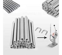 PreAsion Sausage U Clippers 5 Boxes U Type 506 Clips Sausage Clipper Clips, 20000PCS U-shape for Manual U-shape Sausage Clipper Clipping Machine