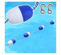 Preassembled Pool Safety Rope 10ft/30ft/50ft - Durable Swimming Pool Safety Equipment for Indoor/Outdoor Pools, Water Parks & Hot Springs (29.5ft/9m)