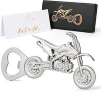 Prebarfun Beer Bottle Opener Motorcycle, Birthday Gifts for Men Motorbike, Christmas Gifts for Him, Unique Vintage Dad Husband Boyfriend Grandfather Best Man, Beer Gift from Daughter Son Wife