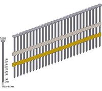 Prebena RK31/90BK Round Head Strip Nails Pack of 3000