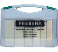 PREBENA Staple Clips Assortment Case ES-Box Resin