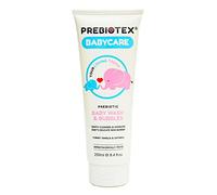 PREBIOTEX Baby Wash & Bubbles｜UK Brand | Sensitive Skin & Dry Skin Patches｜BIG 250ml｜Supports Baby's Skin Microbiome｜Cleanses Moisturises Protects｜Natural Prebiotics & Oatmeal | VEGAN-Society Approved