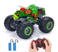 PREBOX Remote Control Car for Children,RC Monster Truck with Music Light and Spray, Dinosaur Car Toys for Kids Age 4-7-12, Birthday for Boys Girls