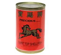 Precious 寶馬海皇玉鮑 Giant Top Wild Shellfish Abalone in Brine (4 Pcs in a Can), 16oz