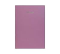 Precious 2025-2026 A4 Day to a Page Academic Diary Hard Back case Bound mid Year Diary Student Teacher Planner Organiser (Light Pink)