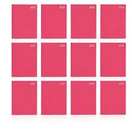 Precious 2026 A4 One Day to a Page Diary with Full Page of Saturday & Sunday Hardback Cover Planner Organiser Diary (Deep Pink)- Pack of 12
