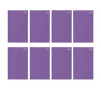 Precious 2026 A4 One Day to a Page Diary with Full Page of Saturday & Sunday Hardback Cover Planner Organiser Diary (Purple)- pack of 8