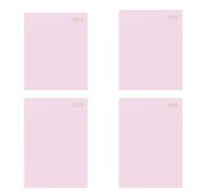 Precious 2026 A4 One Day to a Page Diary with Full Page of Saturday & Sunday Hardback Cover Planner Organiser Diary (Light Pink) - Pack of 4