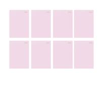 Precious 2026 A4 One Day to a Page Diary with Full Page of Saturday & Sunday Hardback Cover Planner Organiser Diary (Light Pink) - Pack of 8