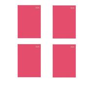 Precious 2026 A4 One Day to a Page Diary with Full Page of Saturday & Sunday Hardback Cover Planner Organiser Diary (Deep Pink)- Pack of 4