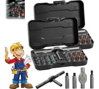 Precious Attach Screwdriver, Switchable Screwdriver Shape to Adapt to Various Home Repairs, 24 in 1 Magnetic Screwdriver Set, DIY Screwdriver 24 in 1, Multi-Function Repair Tool (2Set)