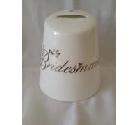 Precious Bone China Bridesmaid Money Box Bank made Stoke-on-Trent