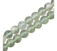Precious Gemstone Beads for Jewelry Making, 100% Natural AAA Grade, Sold per Bag 2 Strands Inside (Prehnite, 4mm)