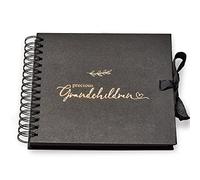Precious Grandchildren Multiple Colour Scrapbook Photo album With Foil Print Leaf Design