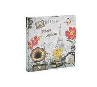 PRECIOUS LONDON Large Photo Album Self Adhesive Vintage Design Casebound Wedding Personal Family Kids Picture Album 20 Sheets / 40 Sides Pages (Eiffel Tower)