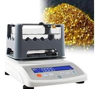 Precious Metals Testing Machine, Digital Gold Purity Tester with High Accuracy 0.001g/cm3, Solid Densimeter for Plastic Rubber Granules, Density Tester NoPrinter