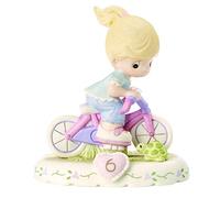 Precious Moments 152012 Growing In Grace, Age 6 Girl Bisque Porcelain Figurine Blonde