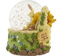 Precious Moments 203704 Disney Don’t Feed The Bear Winnie The Pooh Resin/Glass Musical Snow Globe, Multicolor