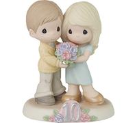Precious Moments 223016 Ten Sweet Years Together Bisque Porcelain Figurine