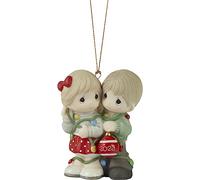 Precious Moments 231004 Our First Christmas Together 2023 Dated Couple Bisque Porcelain Ornament