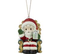 Precious Moments 231012 Santa’s Here Bringing Cheer Annual Santa Bisque Porcelain Ornament