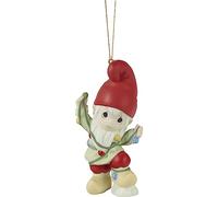 Precious Moments 2311032 Gnome Worry, Be Happy Porcelain Christmas Decorations Ornament