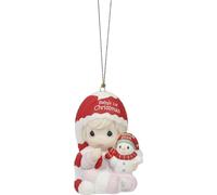 Precious Moments 241005 Baby’s First Christmas Dated 2024 Girl Bisque Porcelain Ornament