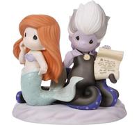 Precious Moments 241024 Make Waves in The Sea Disney The Little Mermaid Bisque Porcelain Figurine