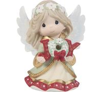 Precious Moments 251017 Joy to The World Annual Angel Bisque Porcelain Figurine