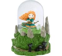 Precious Moments 252101 Disney Pixar's Brave Be Brave, Be Bold, Be You Merida Character Musical Snow Globe