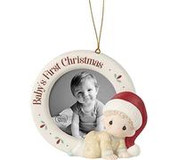 Precious Moments Baby's First Christmas Photo Frame Ornament, Multi
